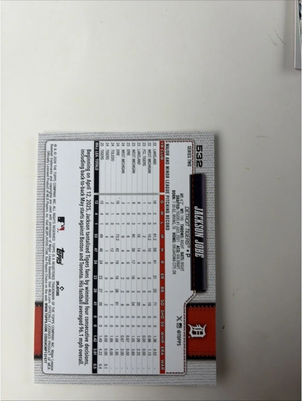 N/A product topps